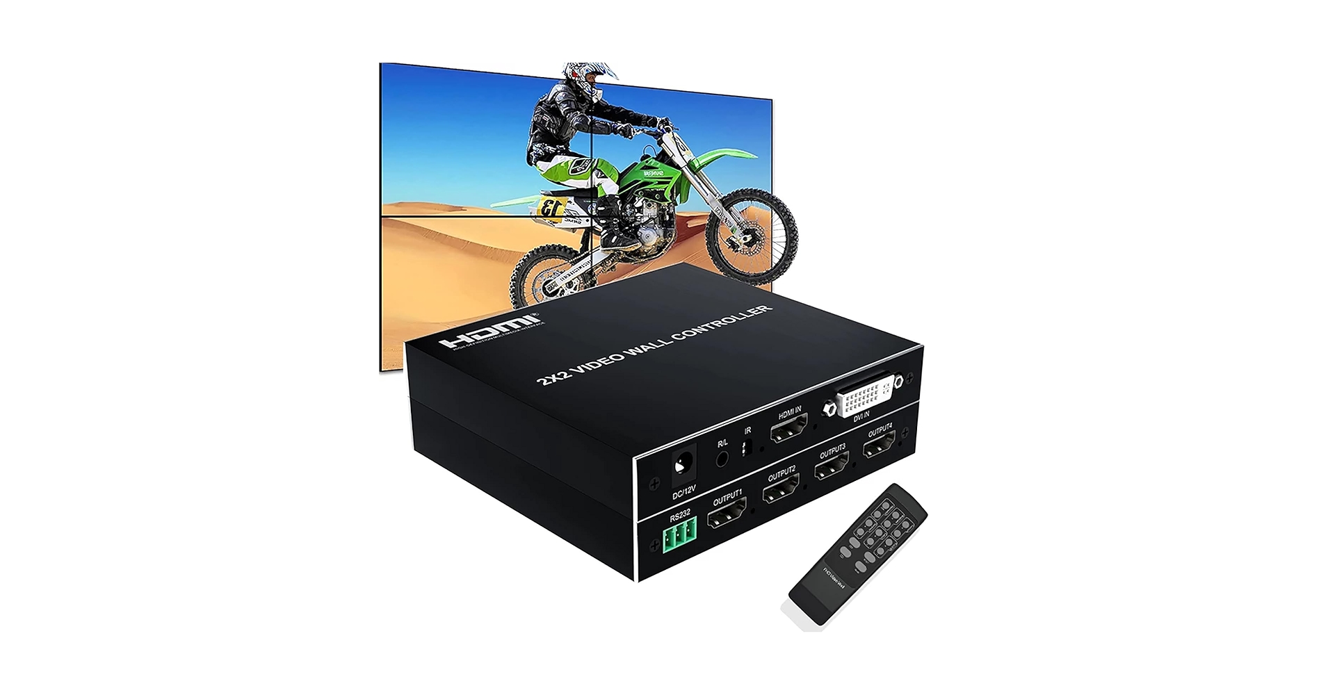 送料無料♥匿名配送✨Spolehli ビデオウォールコントローラー 4K60HZ Amazon.com: Spolehli Video Wall Controllers 2X2 Video Wall
